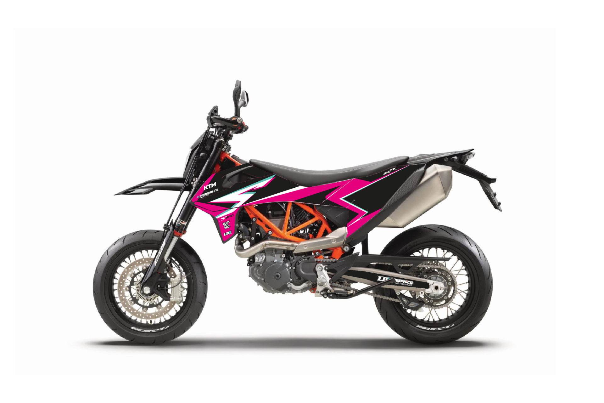 Active pink KTM SMC 690 R