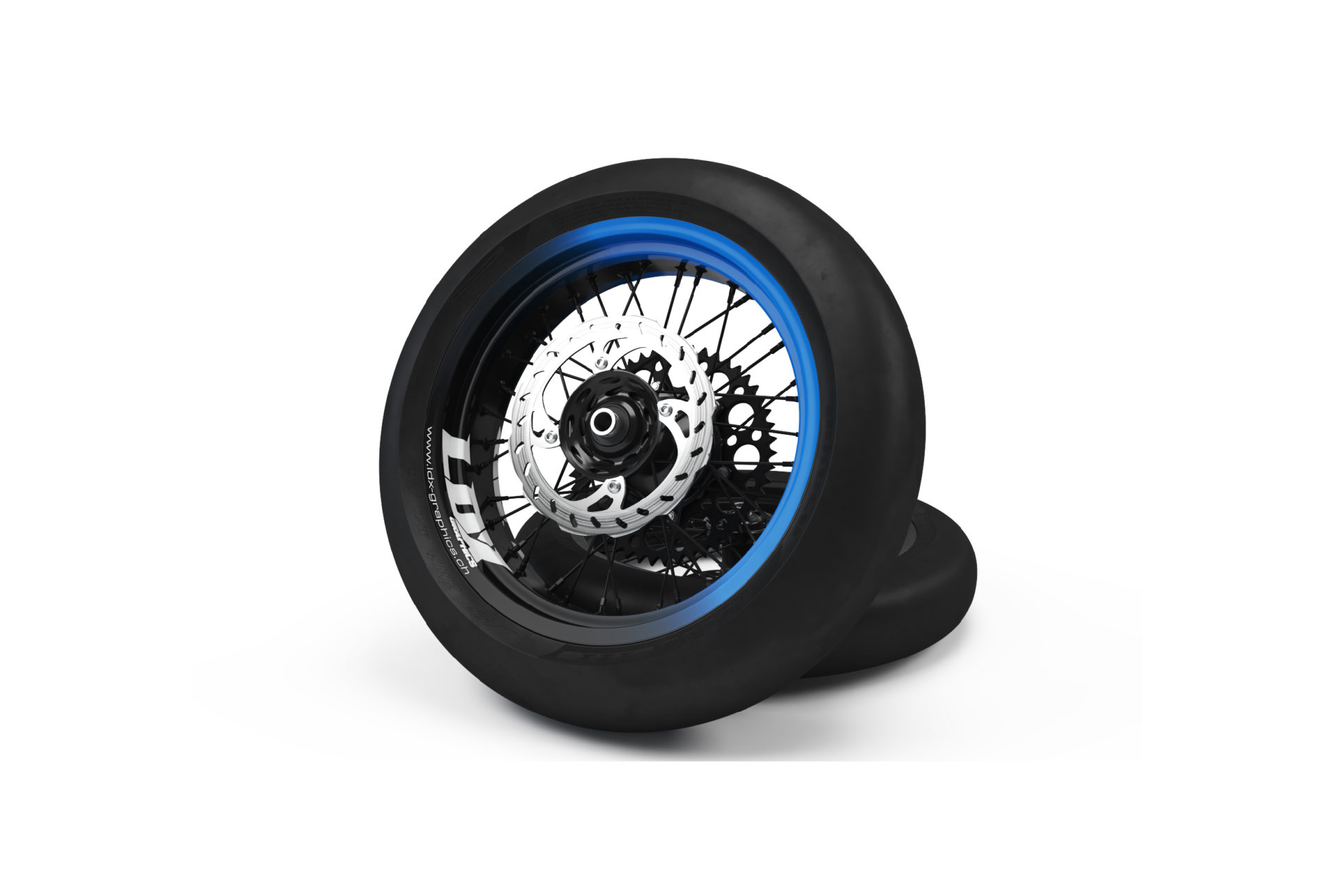 Gradient Rims Stickers