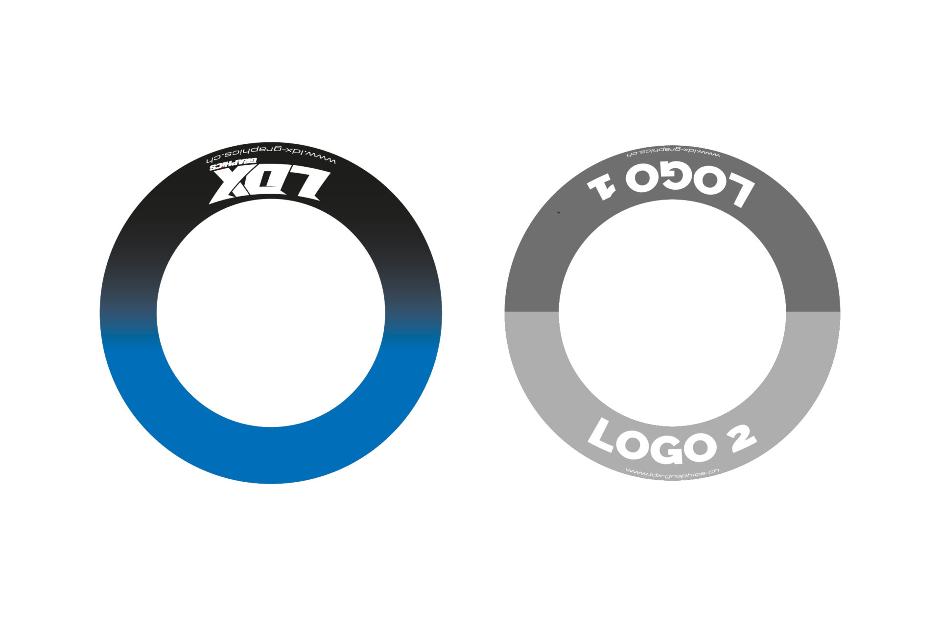 Gradient Rims Stickers – Bild 2