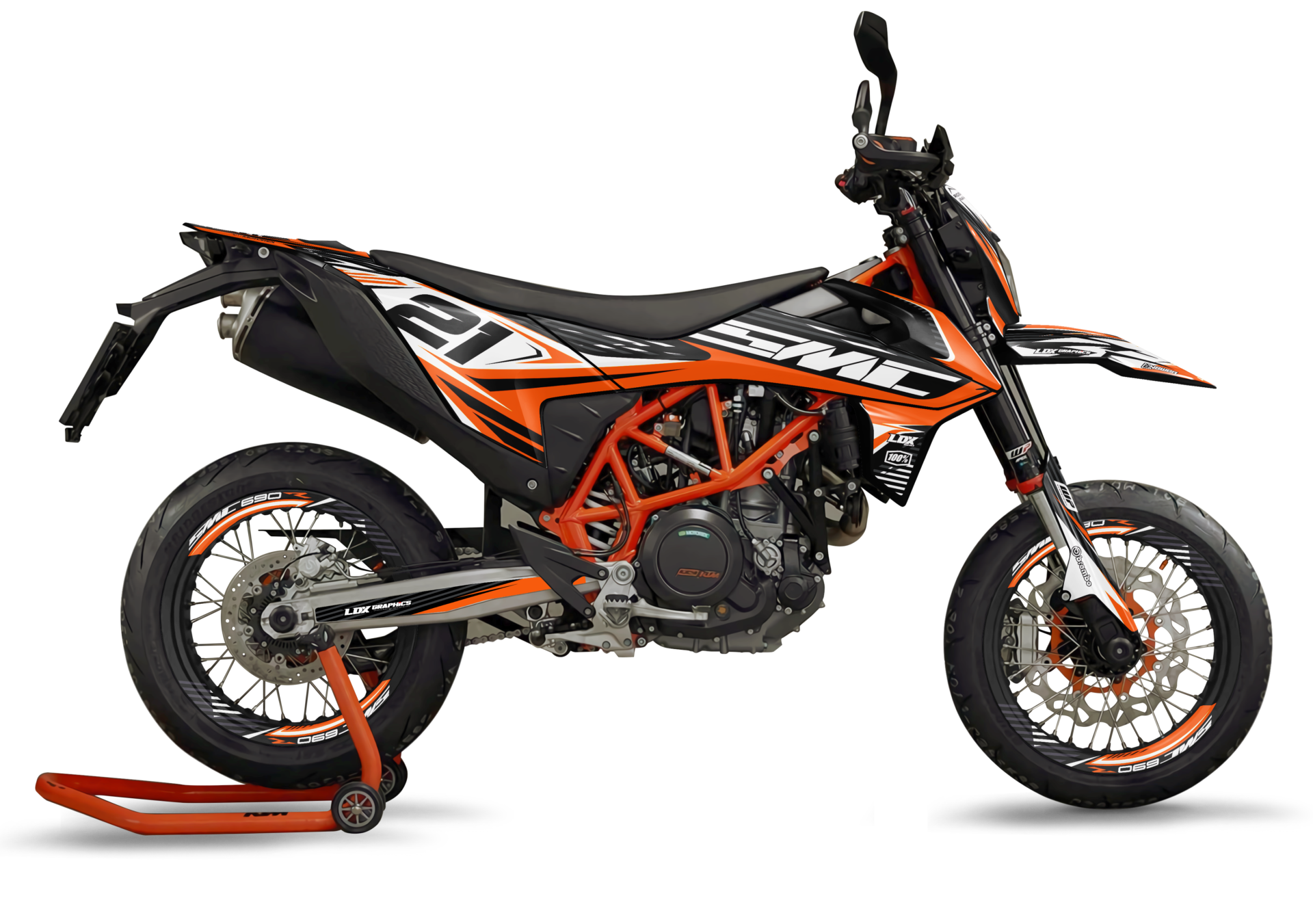 Shadow kit KTM SMC 690 R